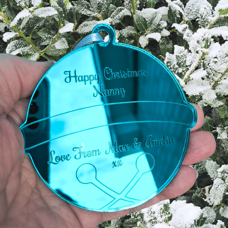 Personalised Xmas Baubles, Teacher Xmas Gifts, Kids Christmas Baubles, Xmas Tree Decorations - Image 6