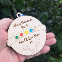 Jingle Bell Family Personalised Xmas Baubles, Teacher Xmas Gifts, Kids Christmas Baubles, Xmas Tree Decorations