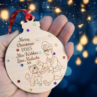 Wooden Postman Pat Bauble