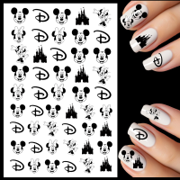 Disney Mickey Mouse Nail Art Water Decals, Minnie Mouse Water Slide Nail Decals