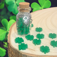 Four Leaf Clovers In A Bottle