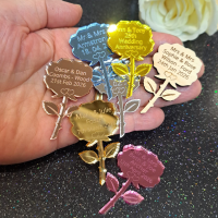 Rose Table Confetti Wedding Favours