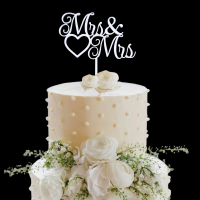 Mrs & Mrs Wedding Cake Toppers, Female Gay Wedding Cake Toppers, Lesbian Civil Wedding Cake Toppers