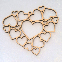 Love Heart Resin Art Templates Heart Wood Cut Outs Hearts Suncatcher Blanks