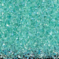 AB Aqua Irregular Crushed Glass