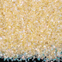 AB Baby Yellow Irregular Crushed Glass