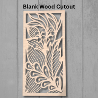 Leaves & Berries wooden cut out