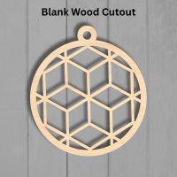 Bauble Abstract Suncatcher Wood Template For Resin Design 3