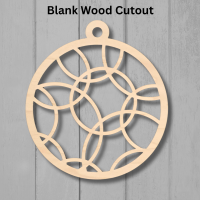 Abstract Suncatcher Wood Template For Resin Design 4