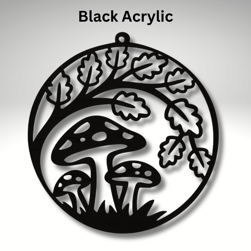 Mushroom Resin Art Templates Mushroom Wood Cut Outs Mushroom Suncatcher Blanks - Image 3