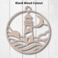 Lighthouse Blank Wood Cutout