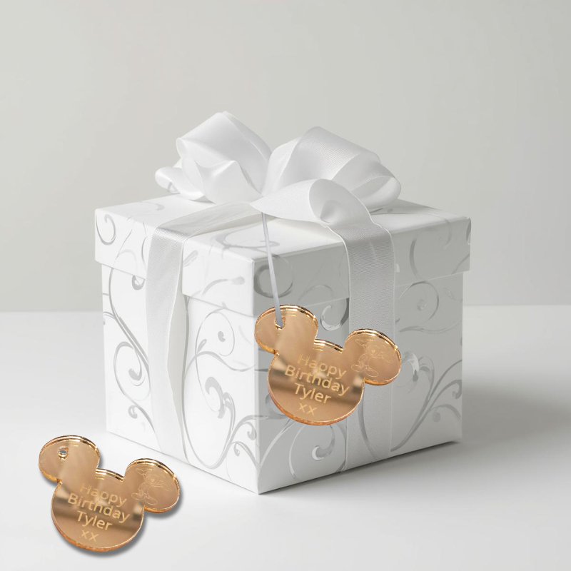 Personalised Disney Gift Tags Personalised Mickey Mouse Birthday Labels Disney Present Name Tags - Image 4