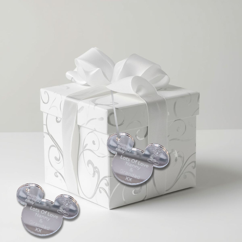 Personalised Disney Gift Tags Personalised Mickey Mouse Birthday Labels Disney Present Name Tags - Image 2