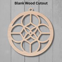 Abstract Pattern Design 1 wood cut out