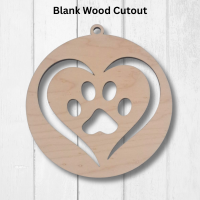 Paw Print suncatcher