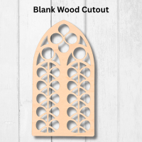 Arch Window Resin Art Templates Abstract Wood Cut Outs Modern Wall Art Craft Frames Blanks Design 3