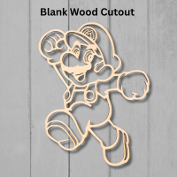 Super Mario Wood Template