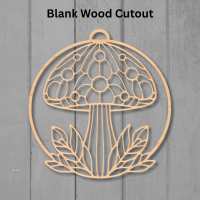 Toadstool Blank Wood Cutout