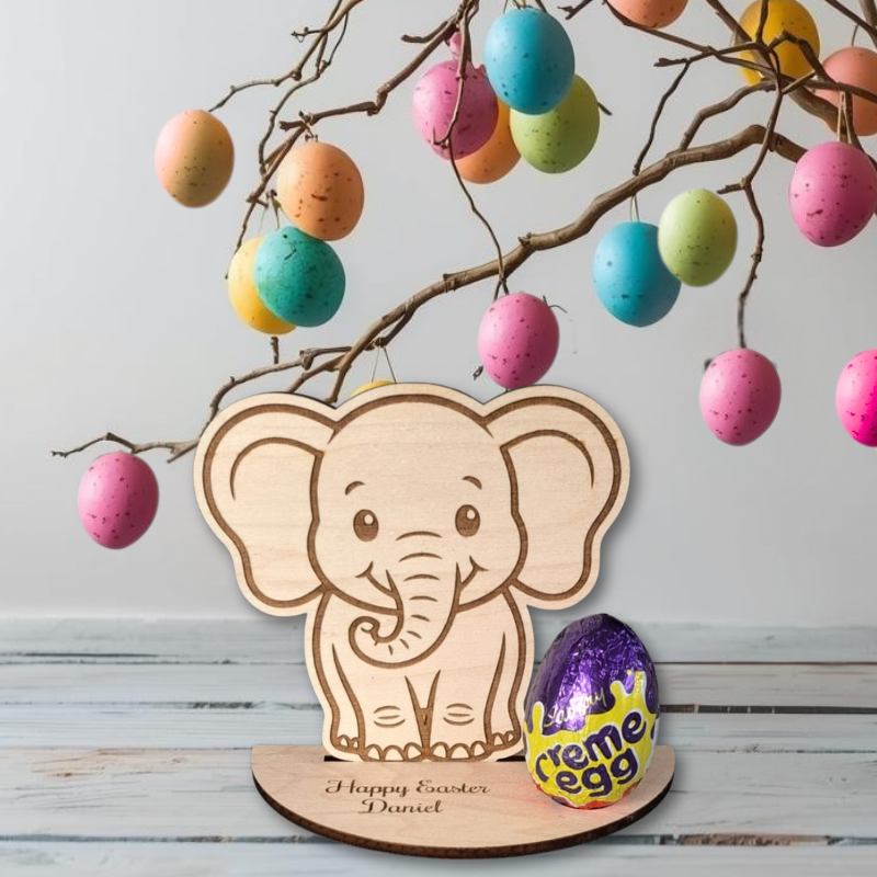 Cute Animal Personalised Creme Egg Holders, Personalised Animal Easter Egg Holders, Kids Kinder Egg Holders - Image 14