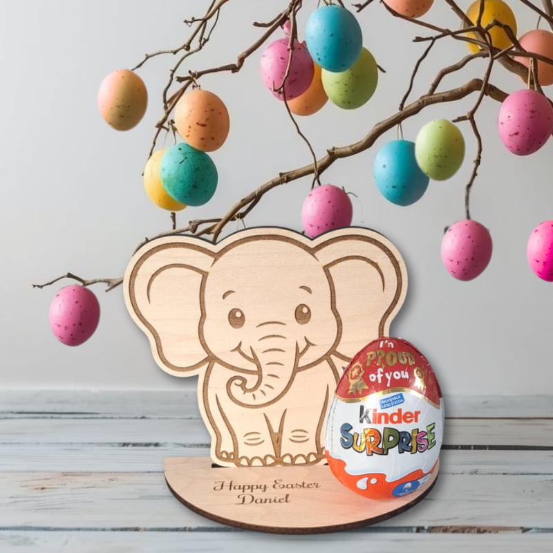 Cute Animal Personalised Creme Egg Holders, Personalised Animal Easter Egg Holders, Kids Kinder Egg Holders - Image 13