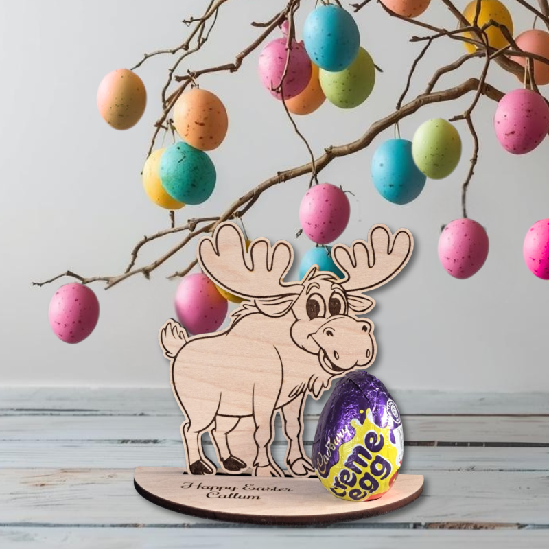 Cute Animal Personalised Creme Egg Holders, Personalised Animal Easter Egg Holders, Kids Kinder Egg Holders - Image 8
