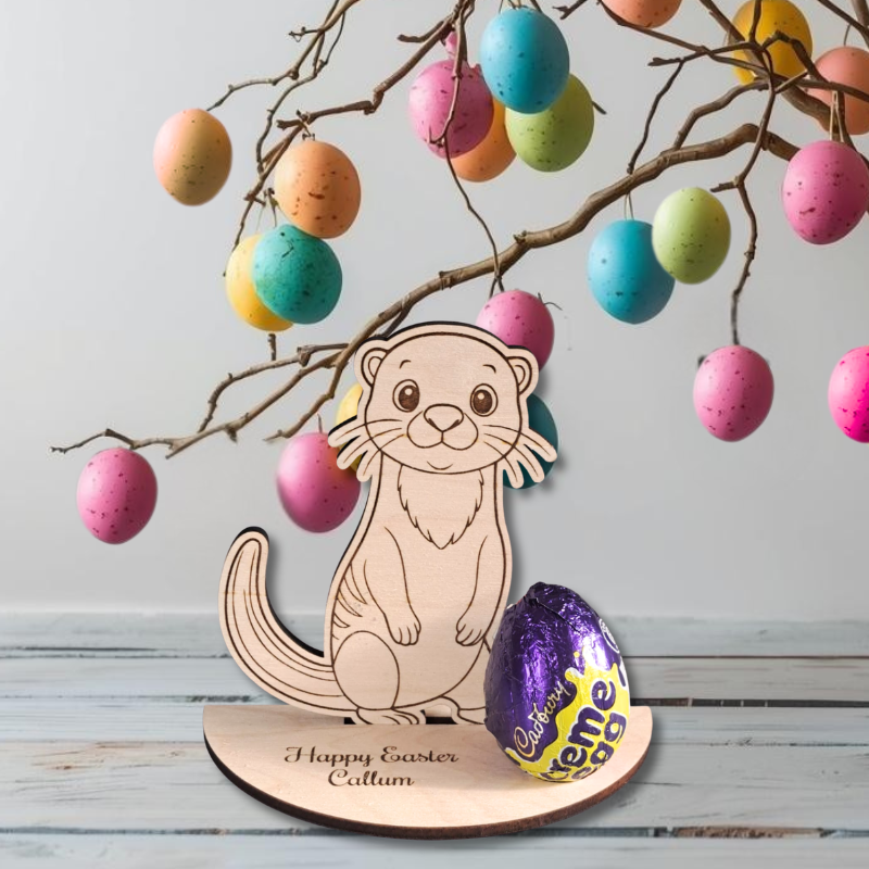 Cute Animal Personalised Creme Egg Holders, Personalised Animal Easter Egg Holders, Kids Kinder Egg Holders - Image 10