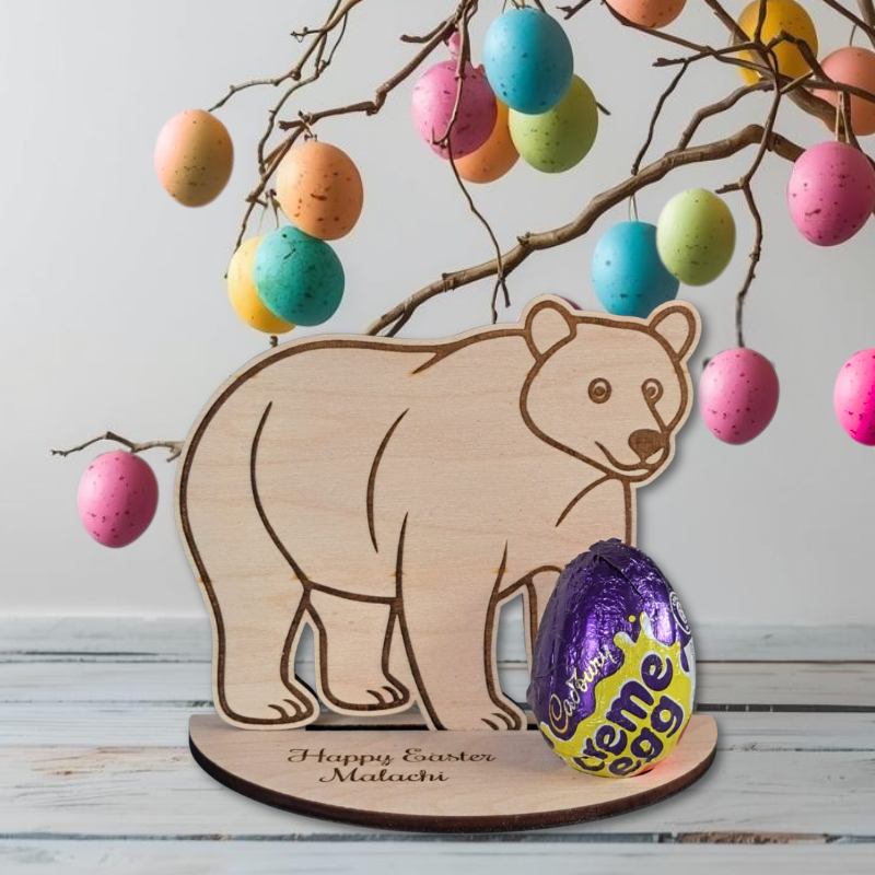 Cute Animal Personalised Creme Egg Holders, Personalised Animal Easter Egg Holders, Kids Kinder Egg Holders - Image 3