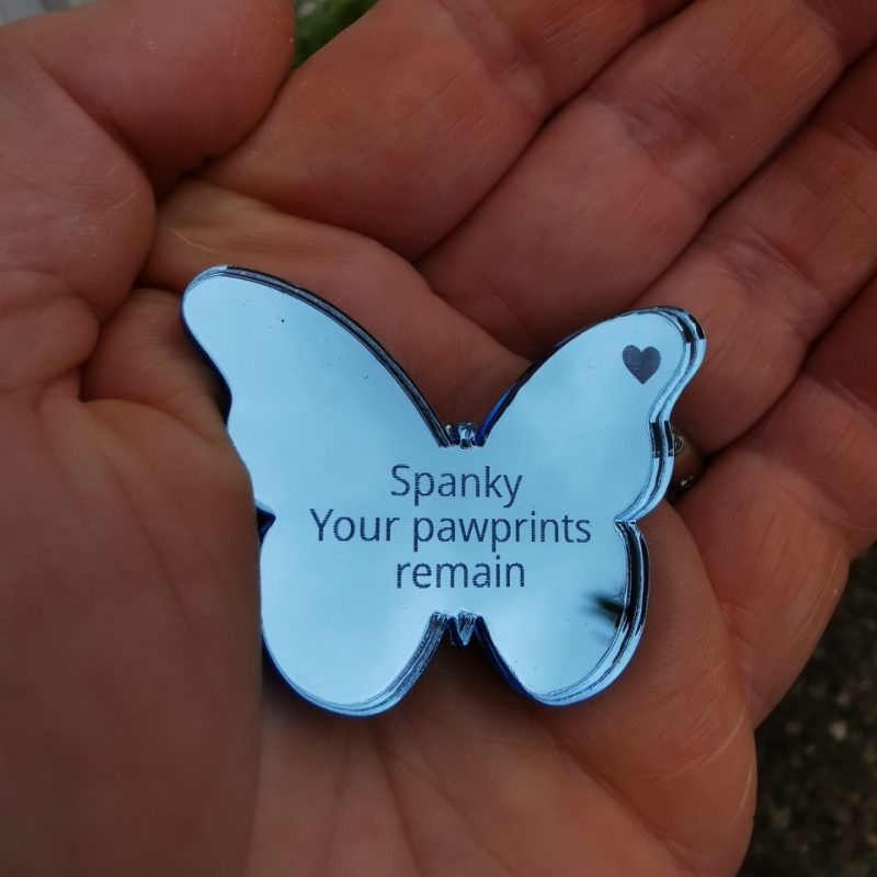 Personalised Butterfly Funeral Tokens, Butterfly Remembrance Favours, In Loving Memory Pocket Hugs - Image 3