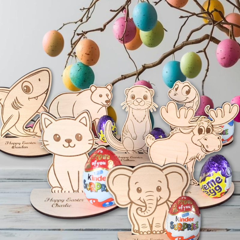 Animal Creme egg and kinder egg holders