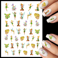 Disney Tinkerbell Water Decals, Fairy Nail Art Water Decals, Tinkerbell Nail Art Water Slide Decals