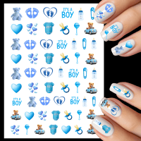 Its a boy baby reveal water decals