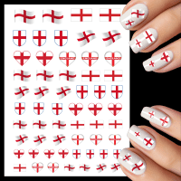 England Flag Water Decals