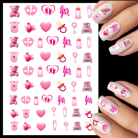 Its a girl nail art water decals