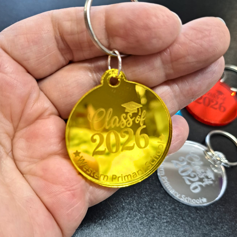 Year 6 School Leavers Personalised Gifts Teacher Pupil Gifts School Leavers 2026 Keyrings, Graduation 2026 Keyrings, Class Of 2026 - Image 5