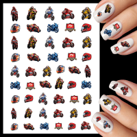 Isle of man TT Nail Art Water Decals