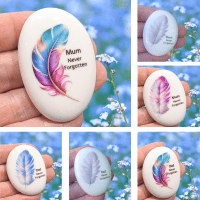 Feather Pocket Hug pebbles