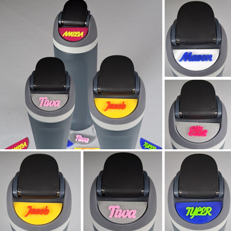 Owala Water Bottle Name Tags Personalised Owala FreeSip Name Plates Owala Name Plates