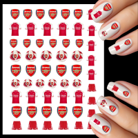Arsenal Football Nail Art Water Decals