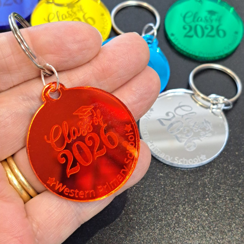 Year 6 School Leavers Personalised Gifts Teacher Pupil Gifts School Leavers 2026 Keyrings, Graduation 2026 Keyrings, Class Of 2026 - Image 6