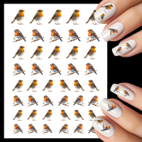 Robin Nail Art Water Decals