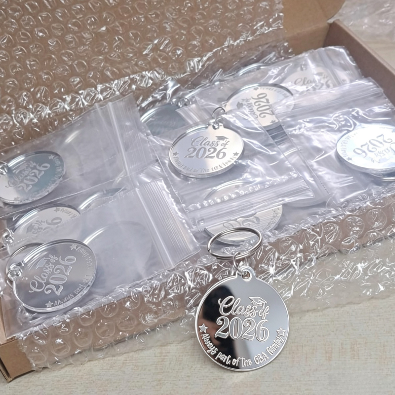Year 6 School Leavers Personalised Gifts Teacher Pupil Gifts School Leavers 2026 Keyrings, Graduation 2026 Keyrings, Class Of 2026 - Image 2