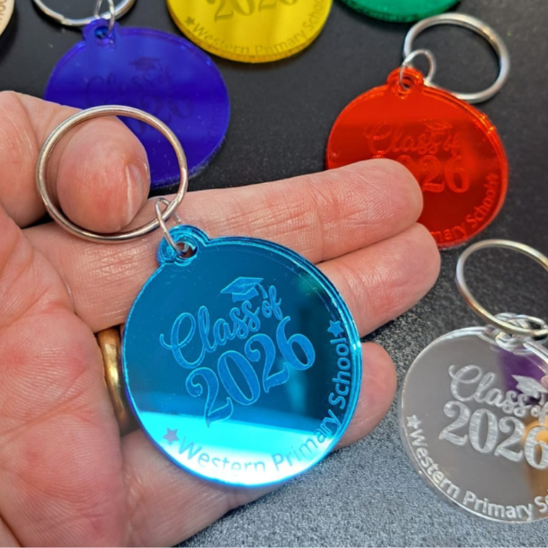 Year 6 School Leavers Personalised Gifts Teacher Pupil Gifts School Leavers 2026 Keyrings, Graduation 2026 Keyrings, Class Of 2026 - Image 8