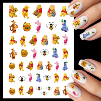Winnie The Pooh Nail Art Water Decals Design 1