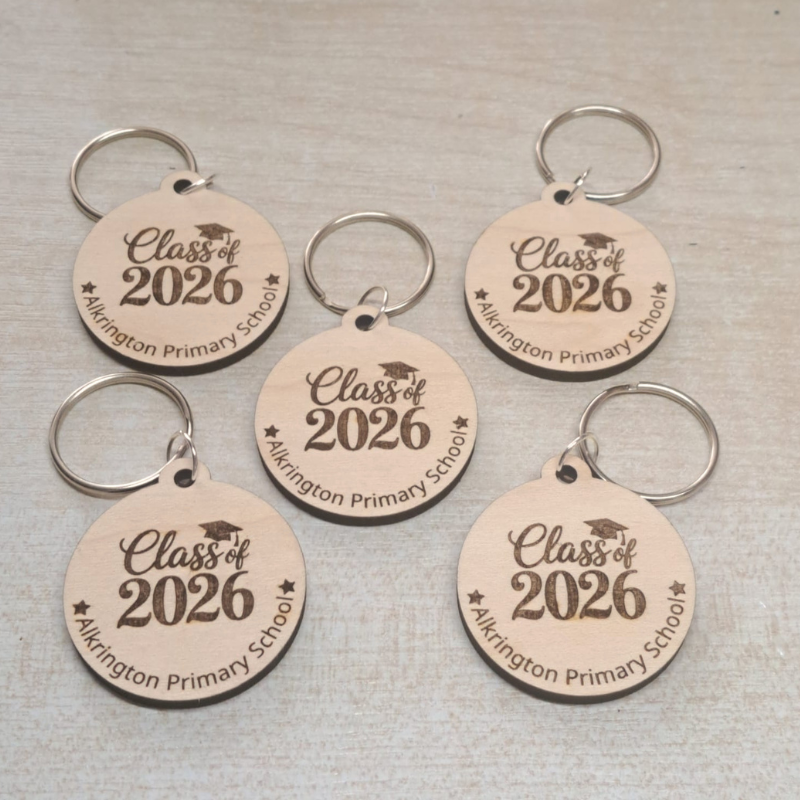 Year 6 School Leavers Personalised Gifts Teacher Pupil Gifts School Leavers 2026 Keyrings, Graduation 2026 Keyrings, Class Of 2026 - Image 3