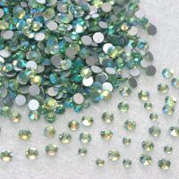 AB Peridot Crystal Glass Rhinestones 1440 Pieces SS3 SS6