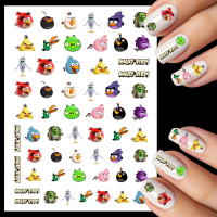 Angry Bird Nail Art Water Decals