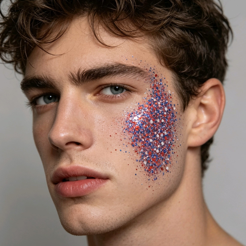 England World Cup Glitter Gel Festival Face And Body Glitter Gel Colour 39, Kids Festival Make Up - Image 2