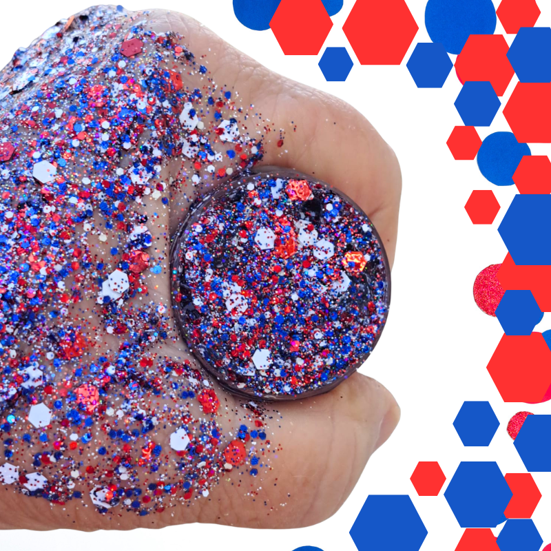 England Football Team Face & Body Glitter Gel