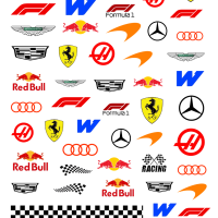 F1 Racing Decals Design 4