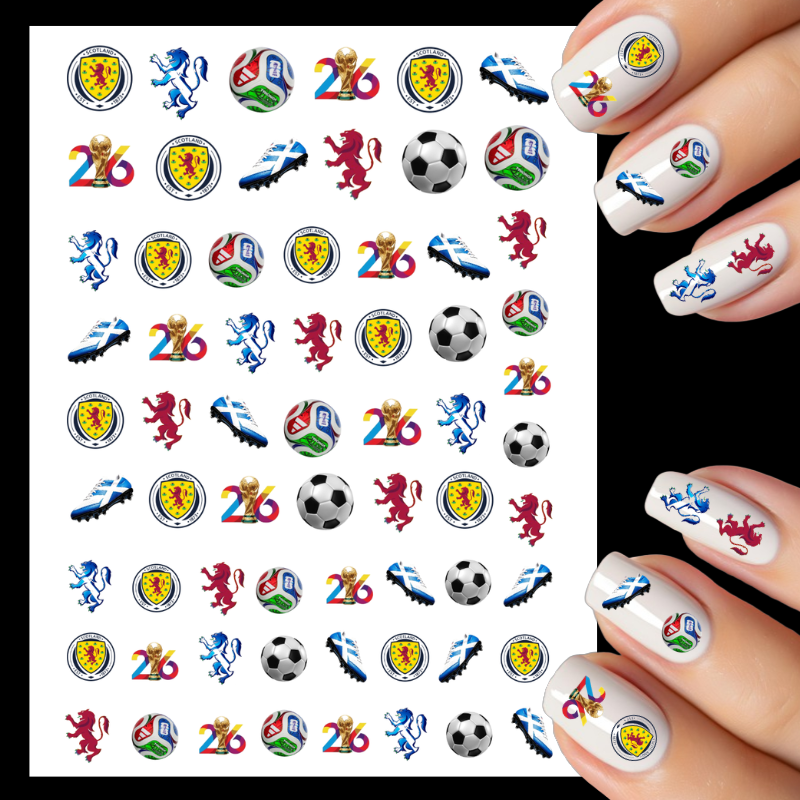 Scotland World Cup Football Water Decals